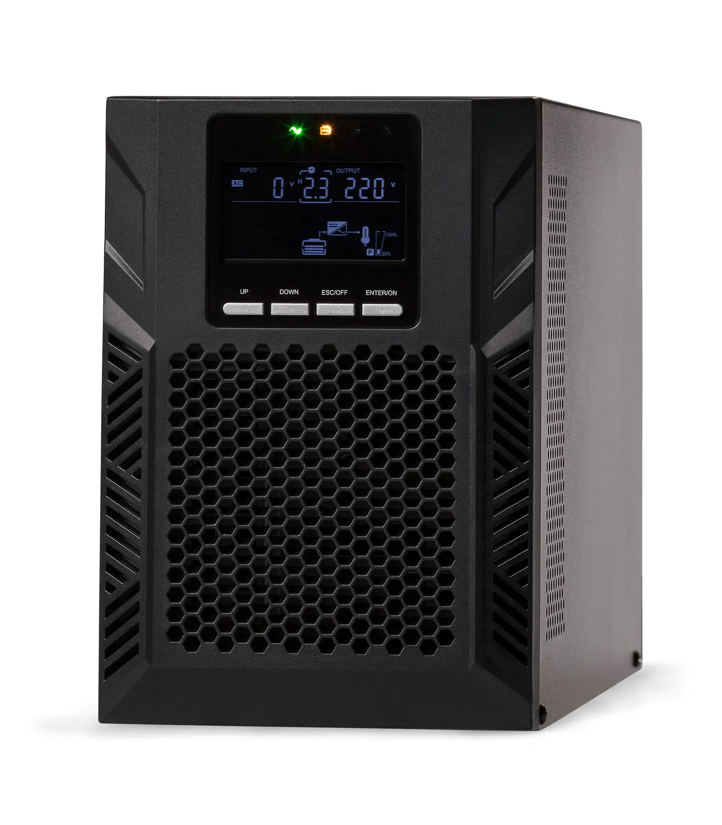 UPS Online 3000VA 3kVA 2700W 6x9Ah 4xC13 1xbornes Torre 1