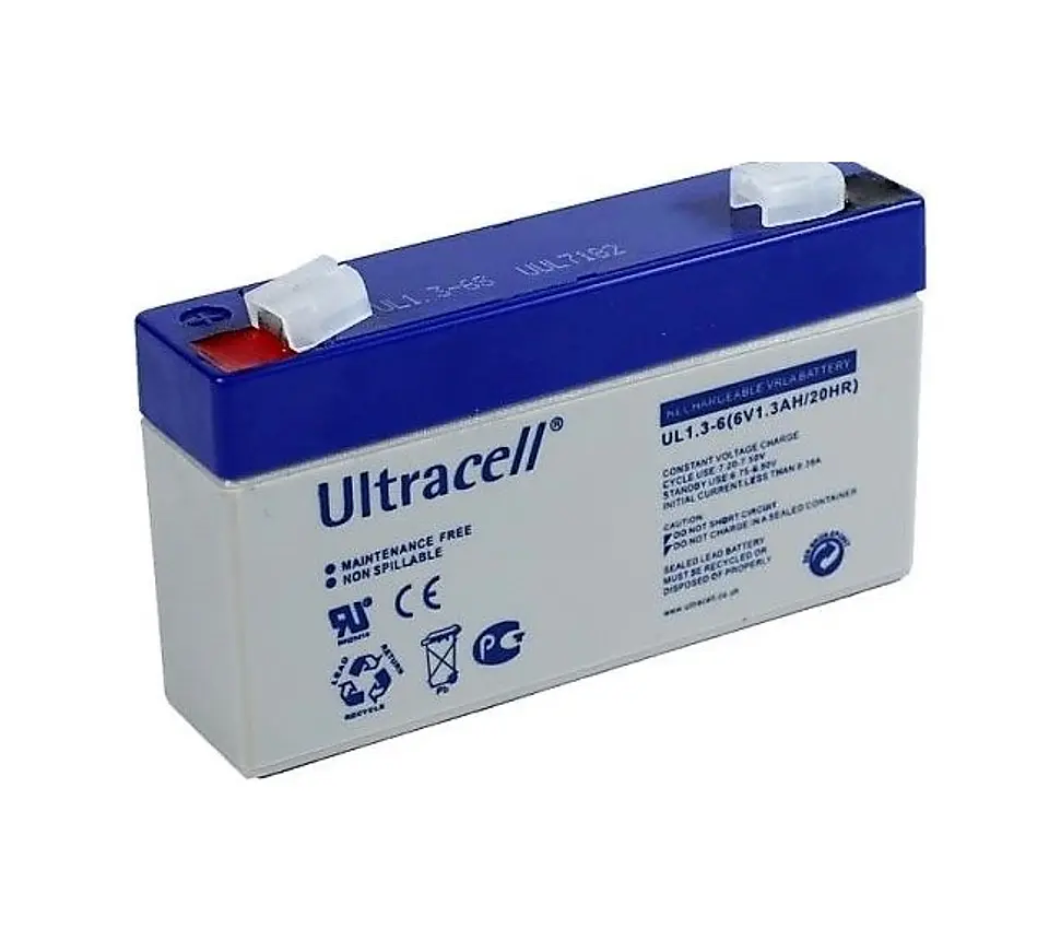 Batería Recargable 6V 1.3Ah Ultracell 1