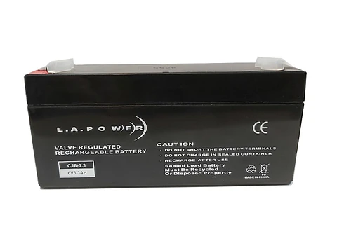 Batería Recargable 6V 3.3Ah L.A.POWER