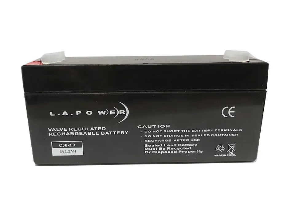Batería Recargable 6V 3.3Ah L.A.POWER 1