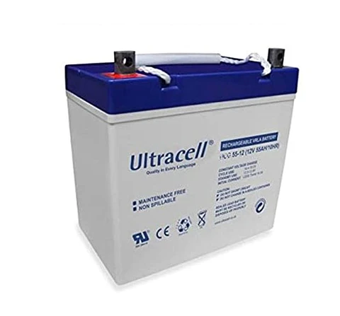 Batería Recargable 12V 55Ah Ultracell VRLA