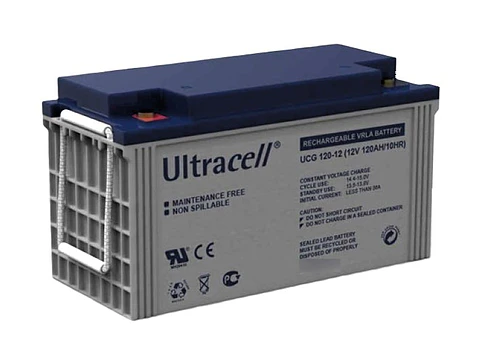Batería Ciclo Profundo Gel Ultracell 12V 120Ah Energía Solar
