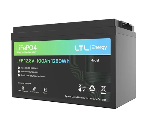 Batería de Litio Dyness  12.8V 100Ah  1280Wh IP65 