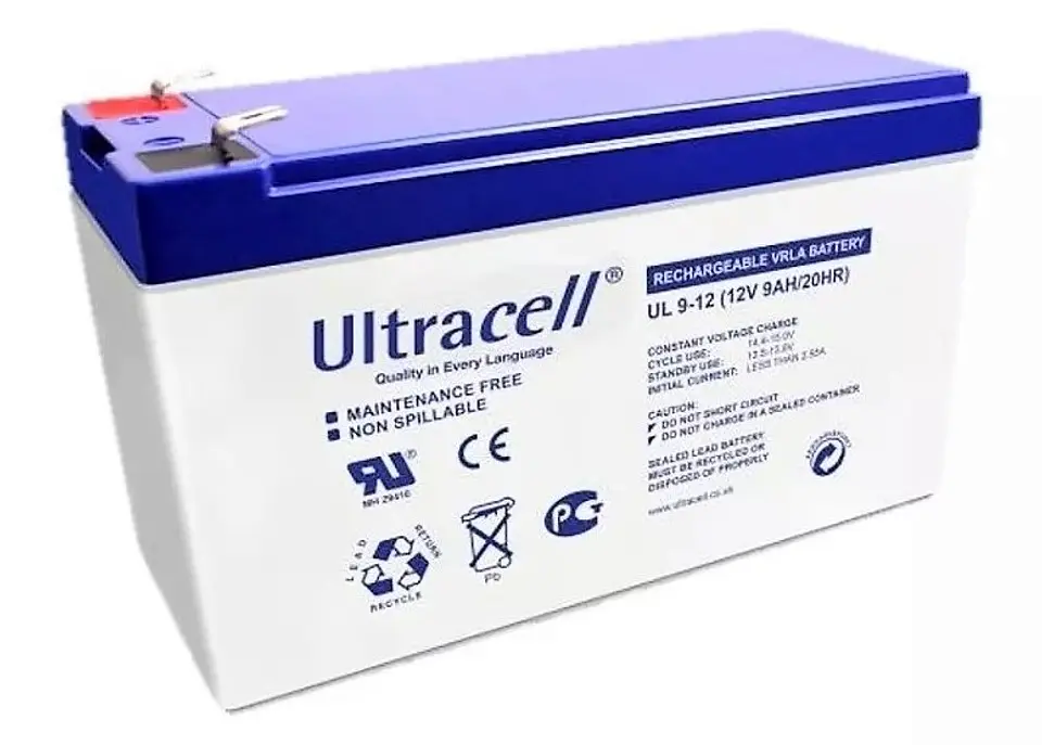 Batería Recargable Gel 12v 9ah Ultracell 1