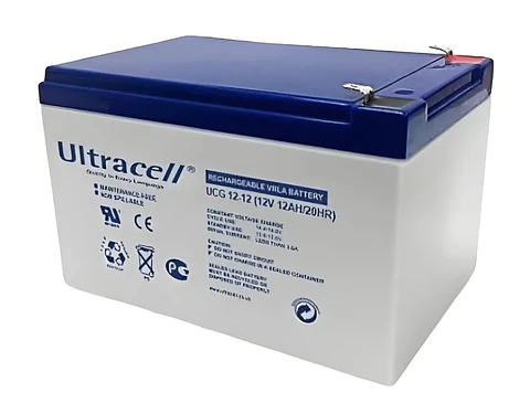 Batería Recargable 12V 12Ah Ultracell Descarga Profunda