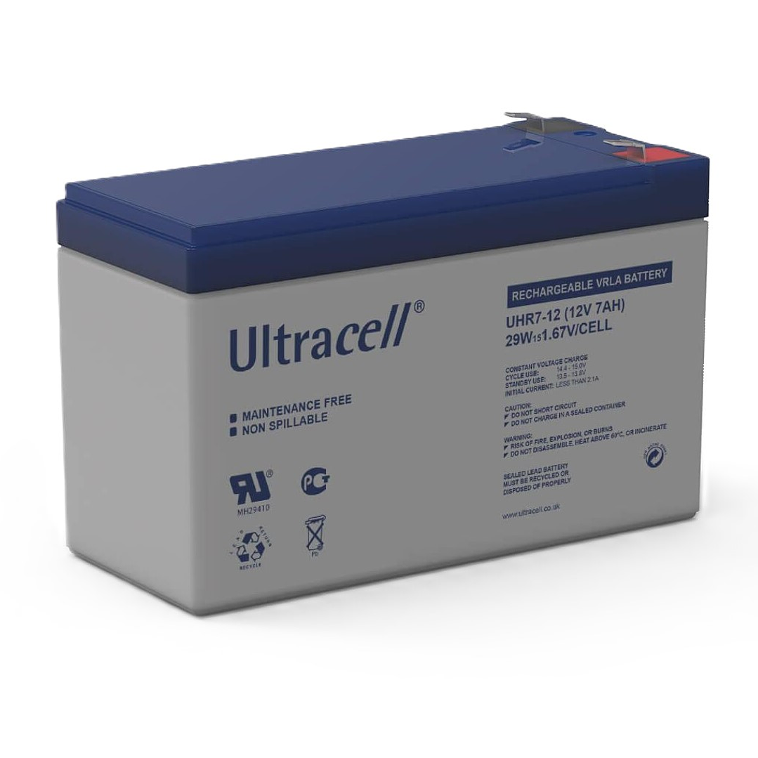 Batería Recargable 12V 7Ah Ultracell HR 1