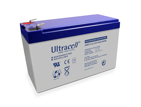 Batería Recargable 12V 9Ah Ultracell HR