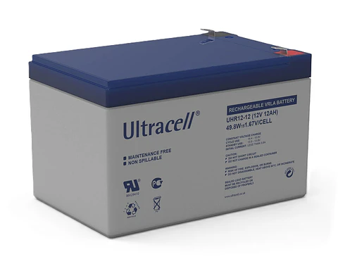 Batería Recargable 12V 12Ah Ultracell VRLA