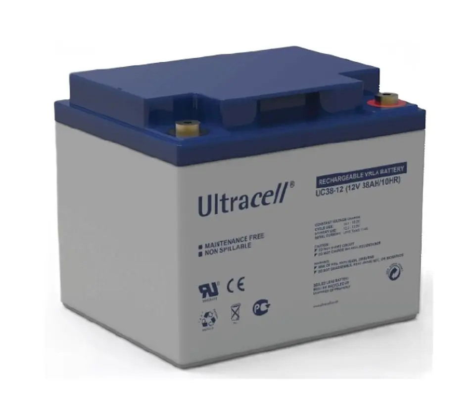 Batería Recargable 12V 38Ah Ciclo Profundo Ultracell 1