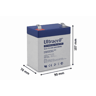 Batería Recargable 12V 5Ah Ultracell