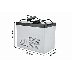 Batería Recargable 12V 75Ah HR
