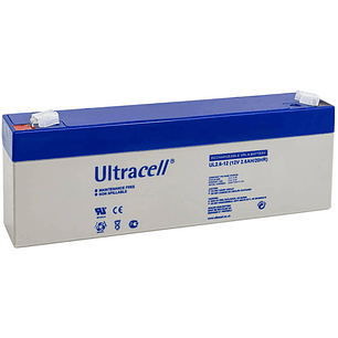 Batería 12V 2.6Ah Ultracell  Recargable