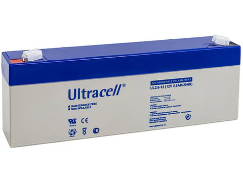 Batería 12V 2.6Ah Ultracell  Recargable