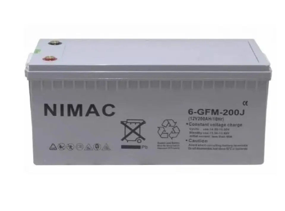 Batería Ciclo Profundo Gel NiMac 12v 200ah Energía Solar 1