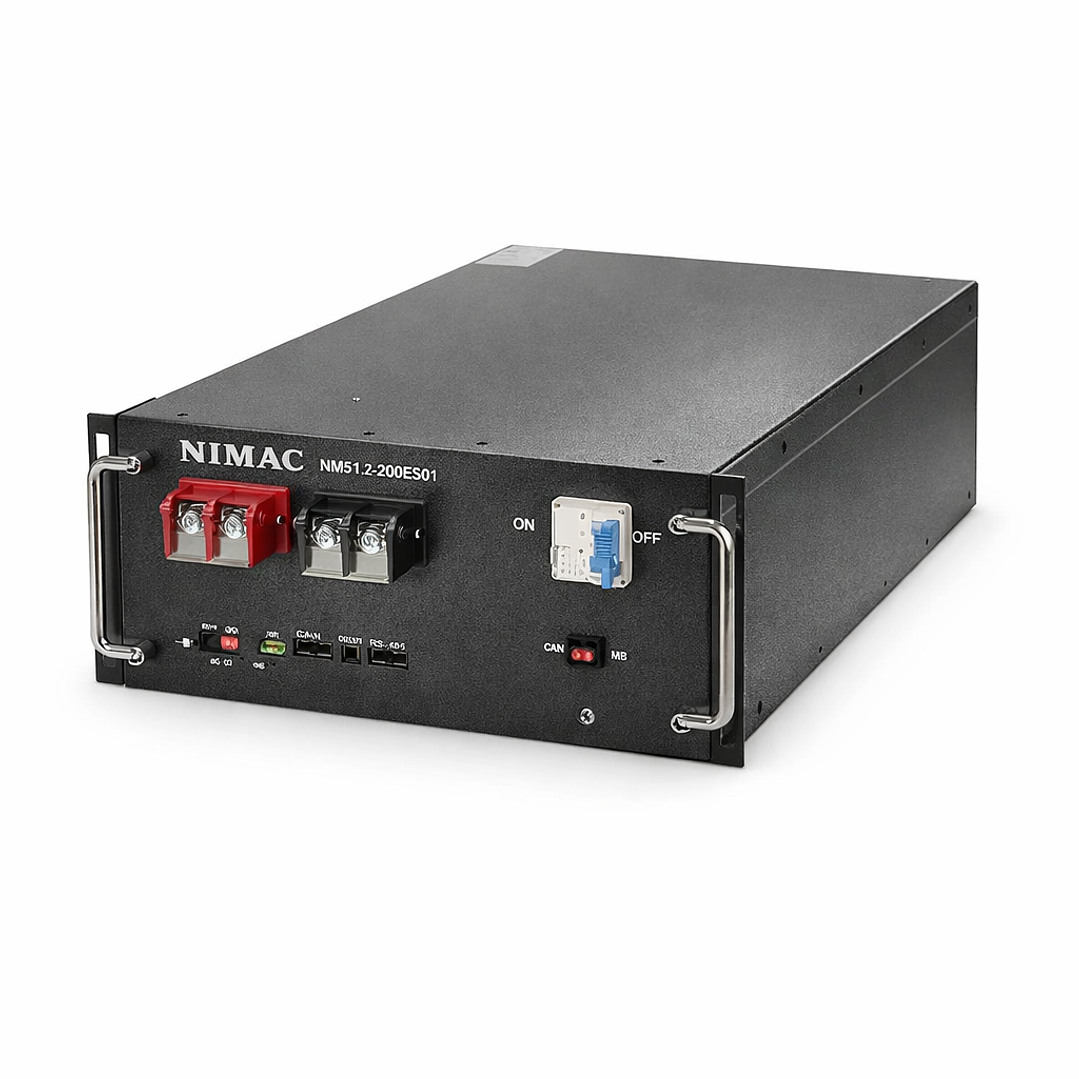 Bateria de Litio NiMac 51.2V 10.24kWh 200Ah 1
