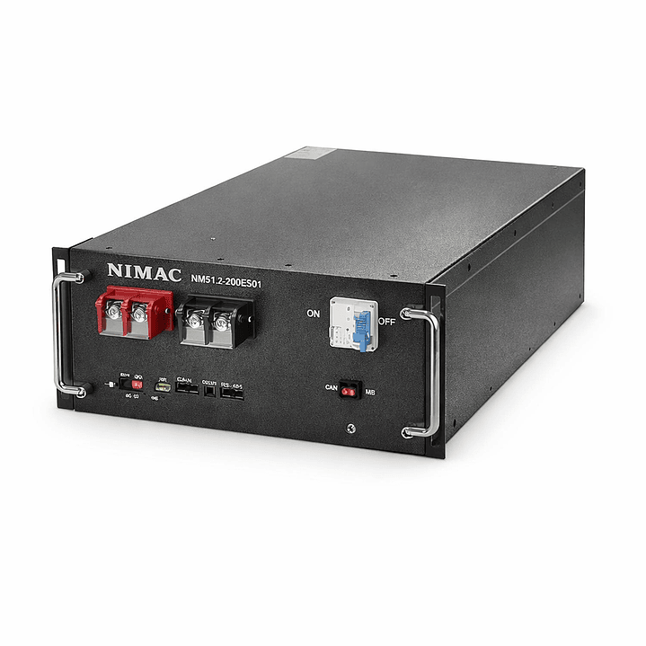Bateria de Litio NiMac 51.2V 10.24kWh 200Ah 1