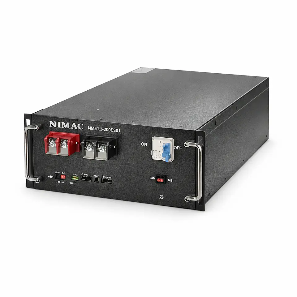 Bateria de Litio NiMac 51.2V 10.24kWh 200Ah 1