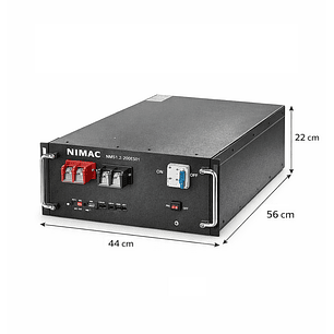 Bateria de Litio NiMac 51.2V 10.24kWh 200Ah