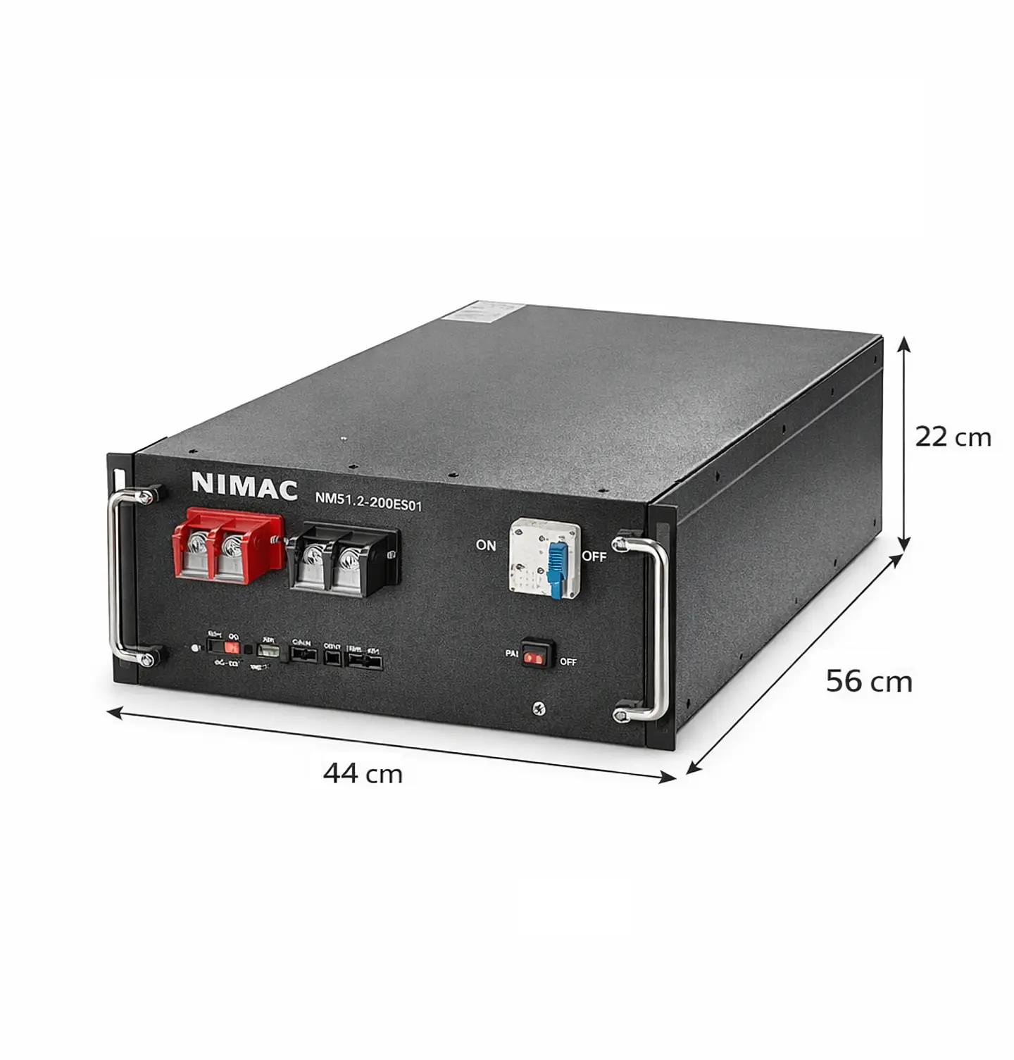 Bateria de Litio NiMac 51.2V 10.24kWh 200Ah 2