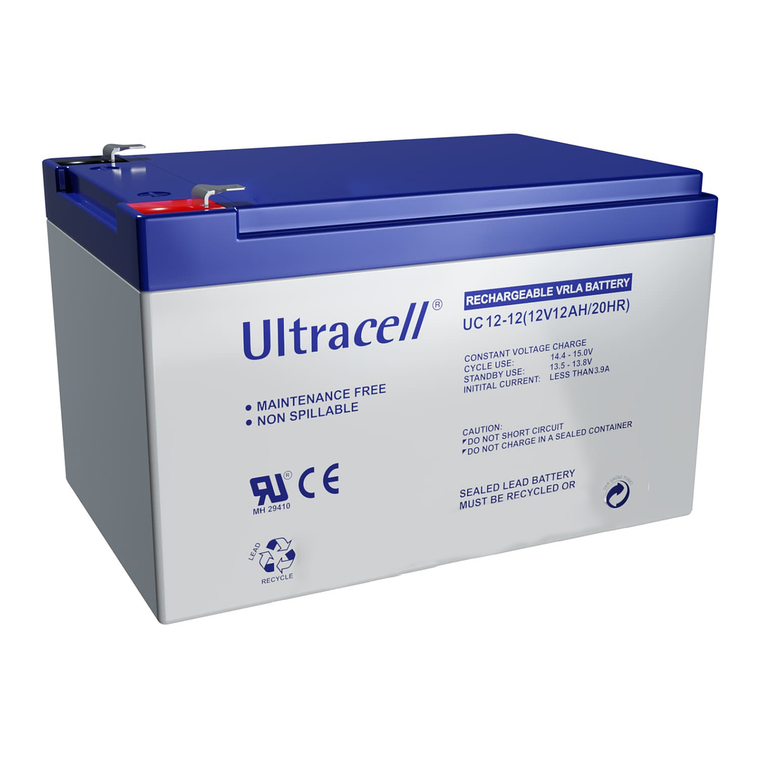 Batería Recargable 12V 12Ah Ultracell Descarga Profunda 1