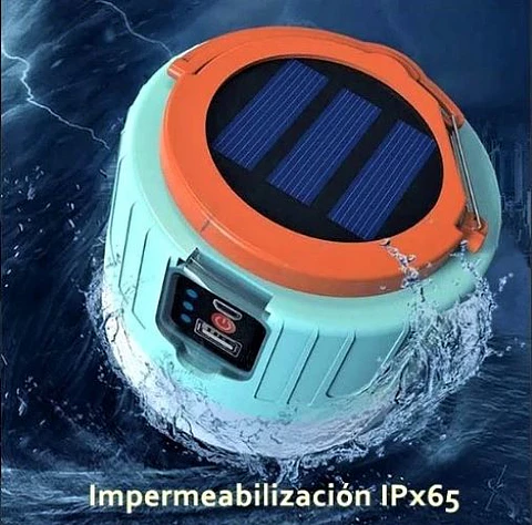 Lámpara De Emergencia Solar Y Usb  190w