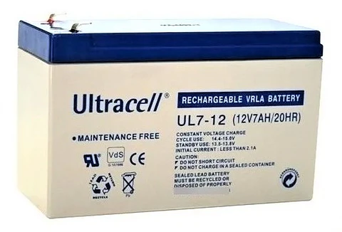  Batería 12V 7Ah Ultracell VRLA