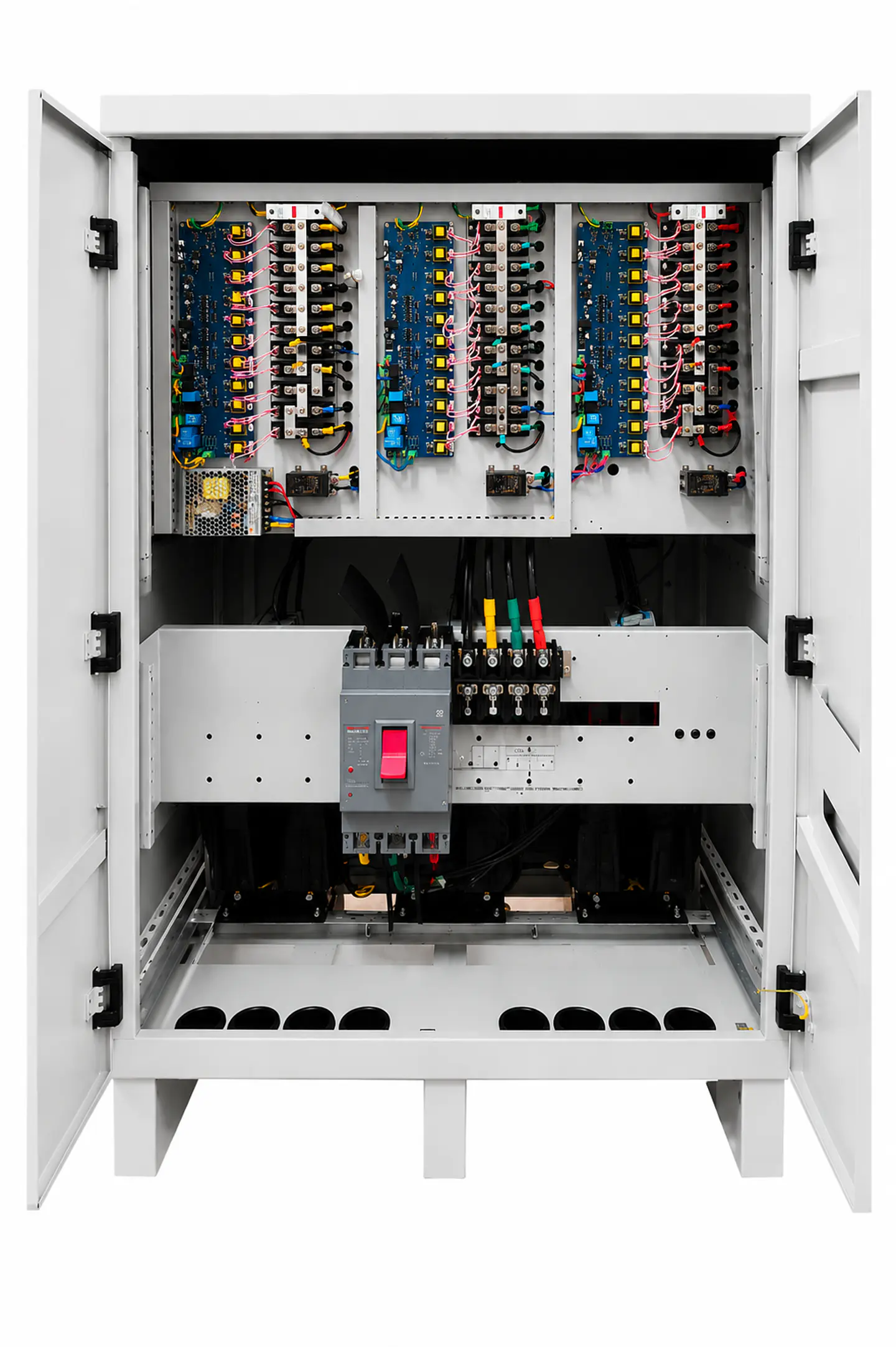 Estabilizador de Voltaje Trifásico 200 kVA Compensación Electrónica 3