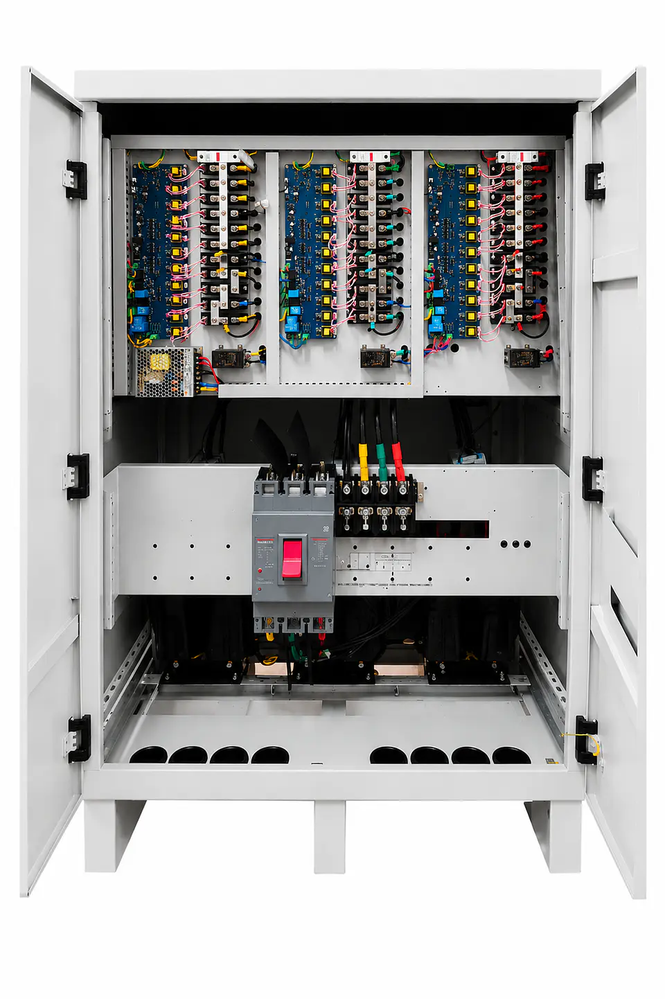 Estabilizador de Voltaje Trifásico 200 kVA Compensación Electrónica 3