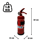 EXTINTOR PQS 1 KG.ABC 75% D.S.44 - Miniatura 3
