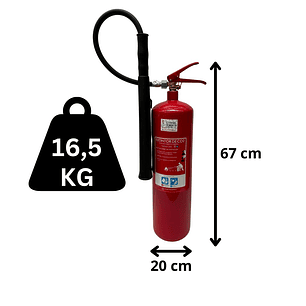 EXTINTOR CO2 5 KG.BC D.S.44