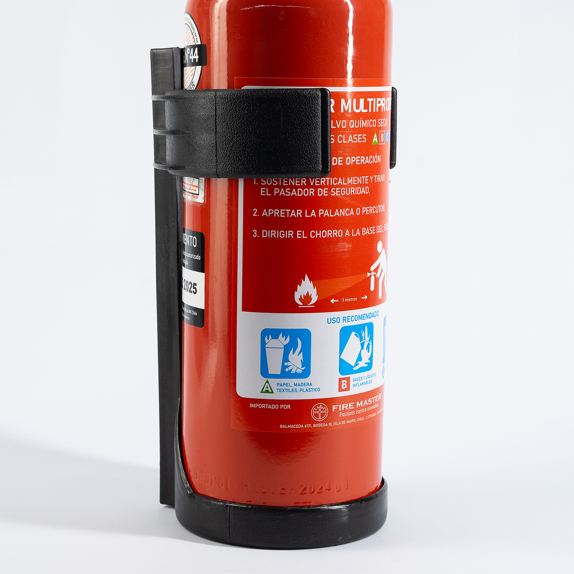 SOPORTE 2 KILOS PLASTICO NEGRO 2