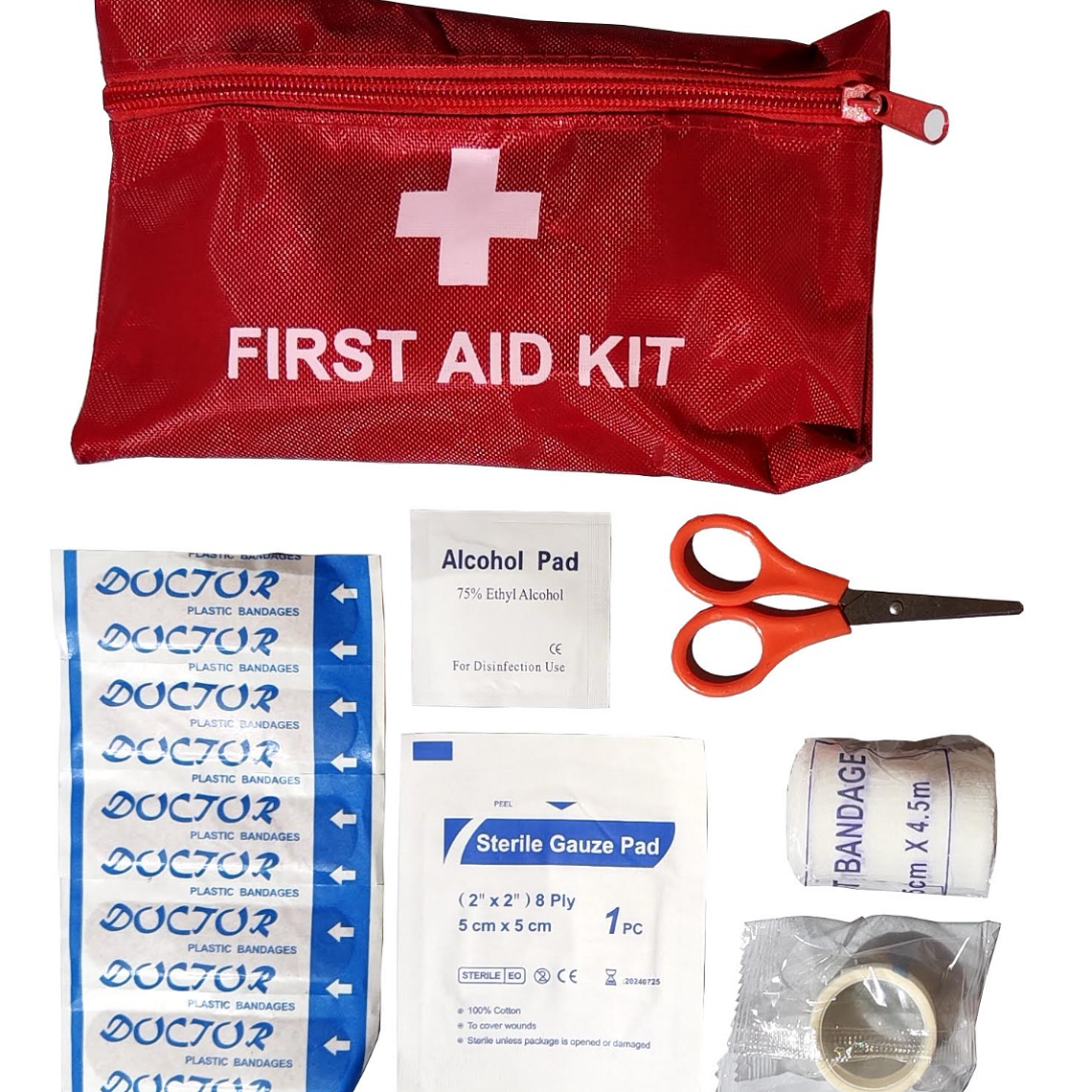 BOTIQUIN EN TELA ROJO IMPORTADO 1