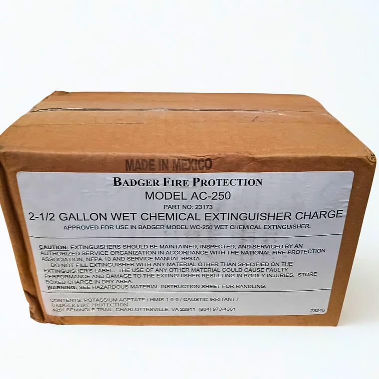 CARGA WET CHEMICAL 10 LITROS IMPORTADA KIDDE 1