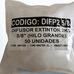 DIFUSOR EXTINTOR 2KG 5/8