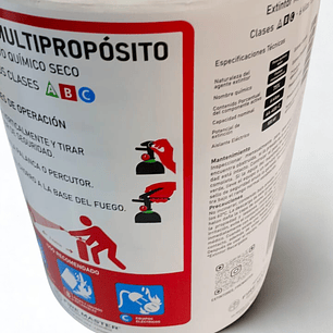 ETIQUETA FRONTAL TECNICA P1075 ECO