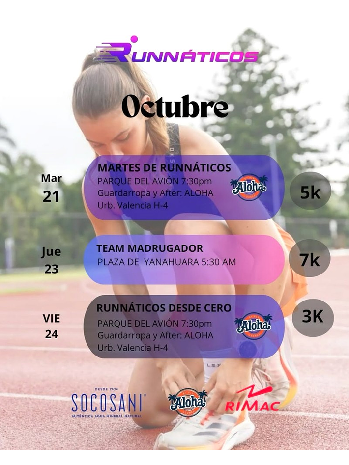 SEMANA DE CARRERA RUNNÁTICA (🗓️23|24.Oct) 1