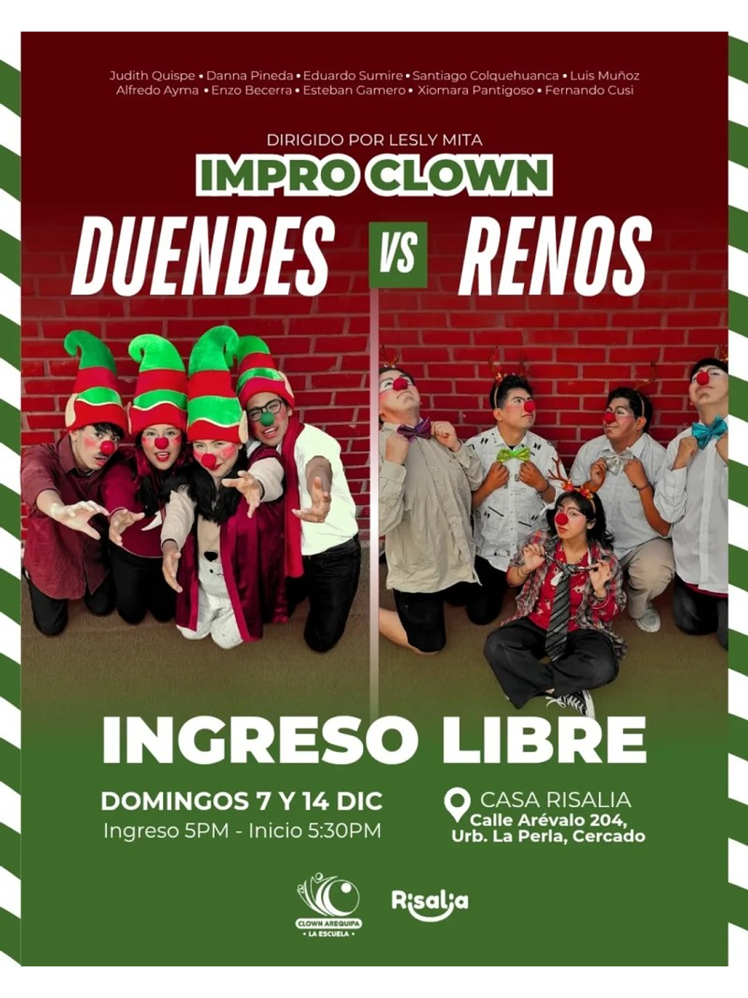 IMPRO CLOWN - DUENDES VS RENOS (🗓️07|14.Dic) 1