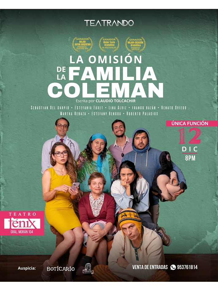 LA OMISIÓN DE LA FAMILIA COLEMAN (🗓️12.Dic) 1