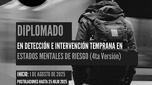DIPLOMA EN DETECCIÓN E INTERVENCIÓN TEMPRANA EN ESTADOS MENTALES DE RIESGO 2025