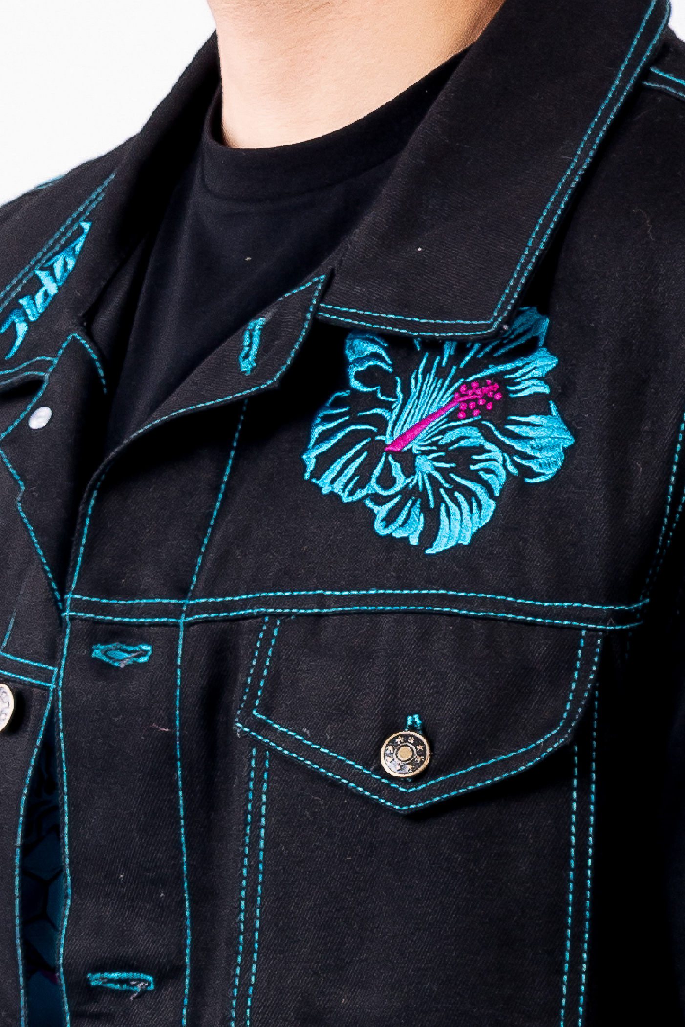 CHAQUETA UNISEX - CYAN DRIP 9