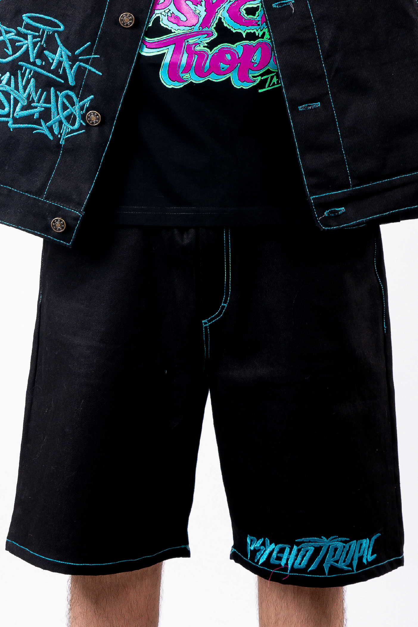  SHORT UNISEX - CYAN 2