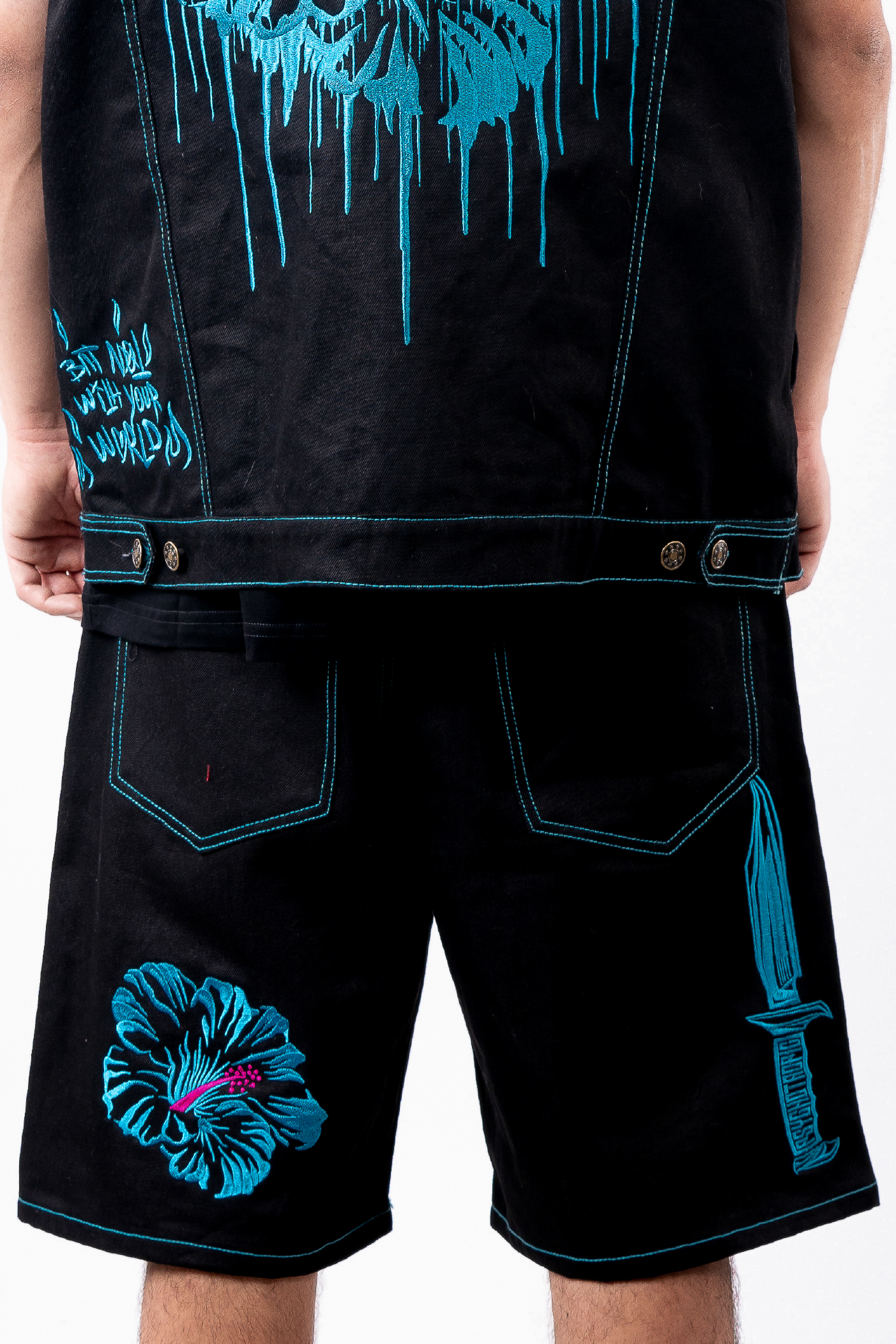  SHORT UNISEX - CYAN 1
