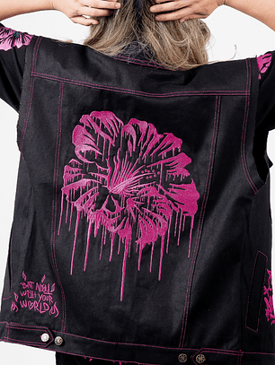 CHAQUETA UNISEX - MAGENTA DRIP