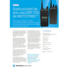 DEP250 Portátil Análogo - Digital Motorola 4