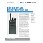 DEP250 Portátil Análogo - Digital Motorola 5