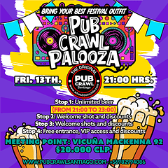 Friday 13th March - Pubcrawl-palooza 2026