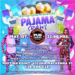 Friday 01st May - PAJAMA Pub Crawl 2026