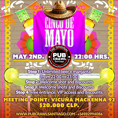 Saturday 02nd May - CINCO DE MAYO Pub Crawl