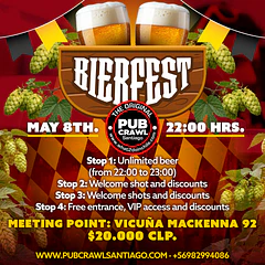 Friday 08th May - BIERFEST Pub Crawl