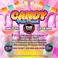 Saturday 27th June - CANDY PubCrawl Santiago 2026